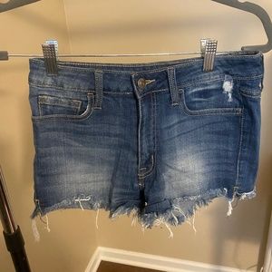 Klique B High waisted Jean Shorts medium blue